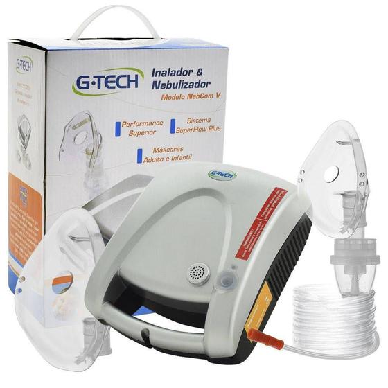 Imagem de Inalador Nebulizador NebCom Super Flow Plus