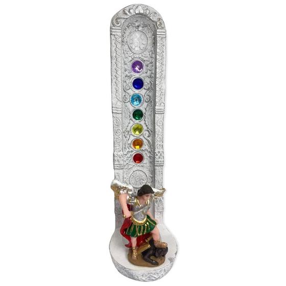 Imagem de Incensário 7 Chakras Católico 22Cm Resina - Escolha O Santo