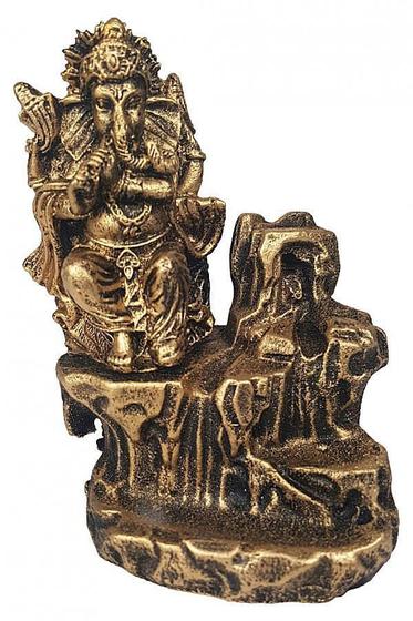 Imagem de Incensario Porta Incenso Cascata Pedra Ganesha Zen 1