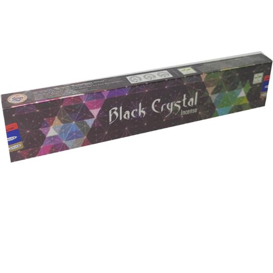 Imagem de Incenso Black Crystal De Massala Satya