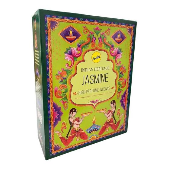 Imagem de Incenso Indian Heritage Jasmine Massala 12Cxs Com 13 Varetas