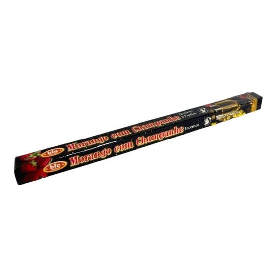Imagem de Incenso Indiano Bic Morango com Champanhe Caixa 8 Var