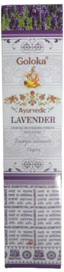 Imagem de Incenso Indiano Goloka Ayurvedic Laveder(Lavanda) - Zp7