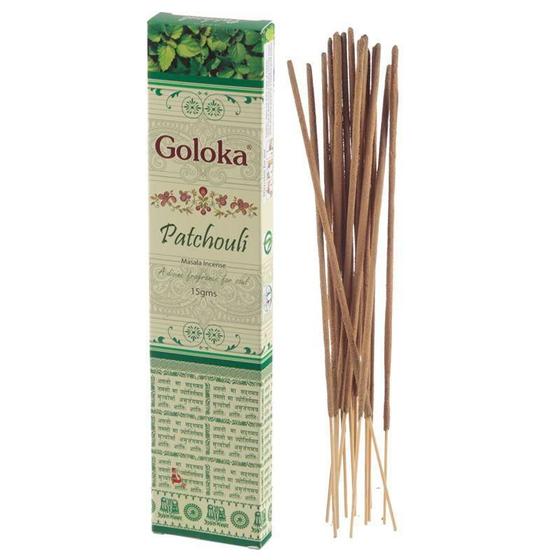 Imagem de Incenso Indiano Patchouli Goloka 15G