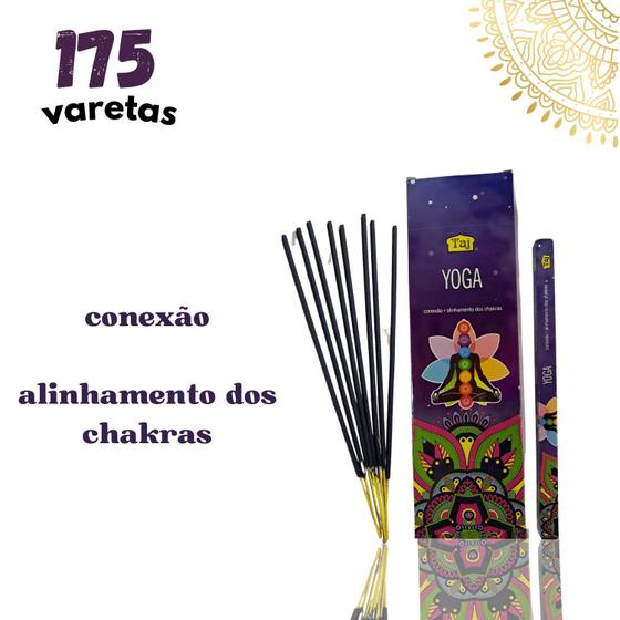 Imagem de Incenso indiano taj yoga cx c/ 25 unds .7 varetas