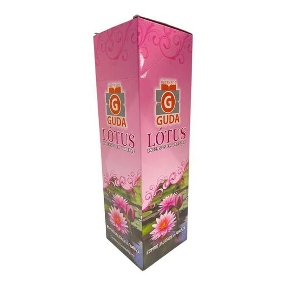 Imagem de Incenso Lotus Guda Indiano 25 Caixas Com 7 Varetas