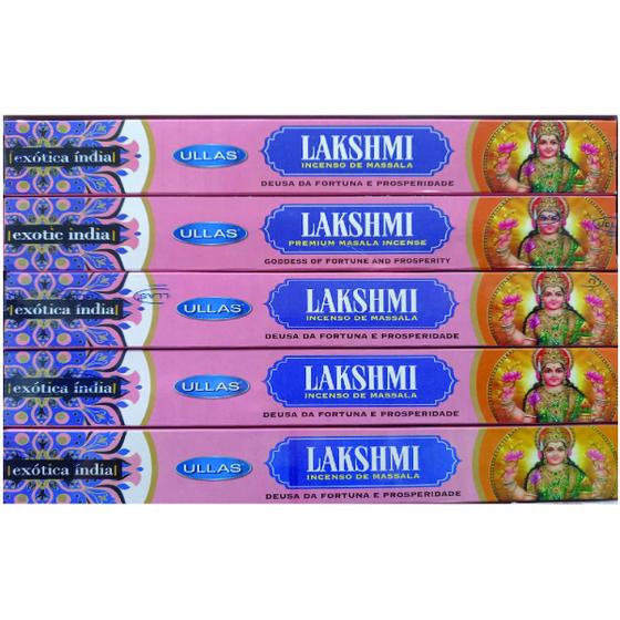 Imagem de Incenso Massala Lakshmi Ullas Exotic India 25 Pacotes 7