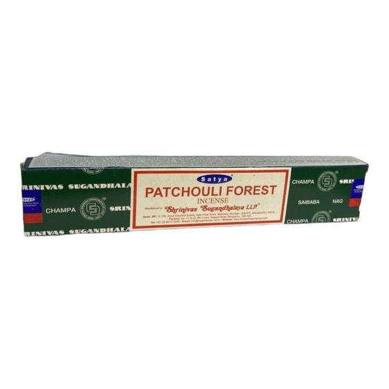 Imagem de Incenso Massala Patchouli Forest Satya Caixa c 12 Varetas