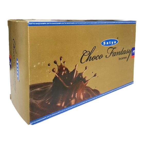 Imagem de Incenso Meditação Massala Choco Fantasy Satya 12Cxs 12Var