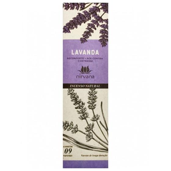 Imagem de Incenso natural nirvana com 9 varetas - lavanda