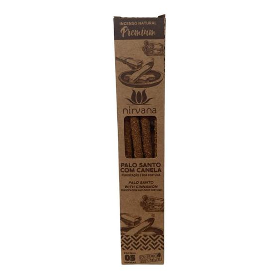 Imagem de Incenso Nirvana Palo Santo C/ Canela Premium Cx Com 5 Varet