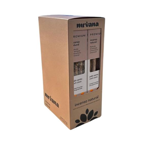Imagem de Incenso Nirvana Palo Santo C/ Coco Premium C/ 5 Varetas