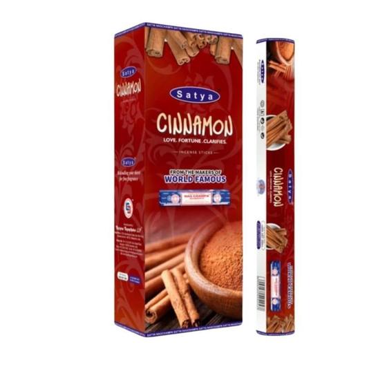 Imagem de Incenso Satya Caixa 6 Unidades Hexagonal Composição 2
