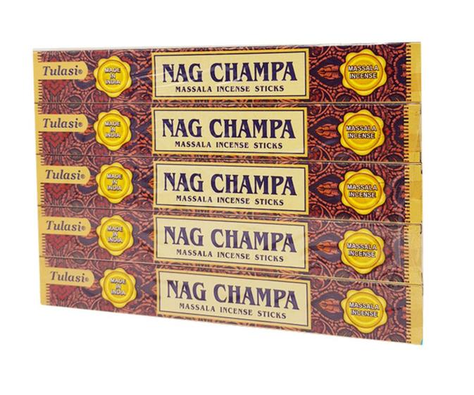 Imagem de Incenso Tulasi Massala Nag Champa 25 caixas de 7 varetas
