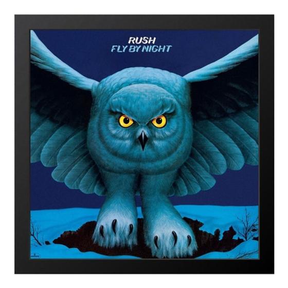 Imagem de Incriel Quadro Capa Do Disco Rush Fly By Night 33x33