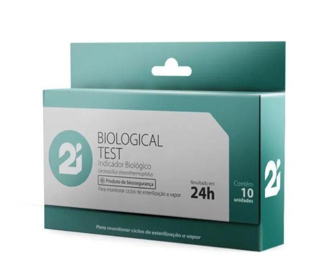 Indicador biológico biological test 24horas 2i com 10un Biological