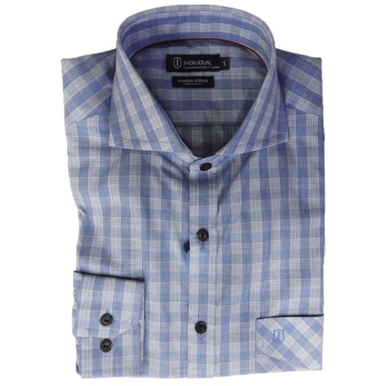 Imagem de Individual Camisa Masculina Manga Longa Slim Fit 