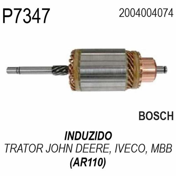 Imagem de INDUZIDO PARTIDA  para TRATOR JOHN DEERE IVECO MBB JF 12V PA