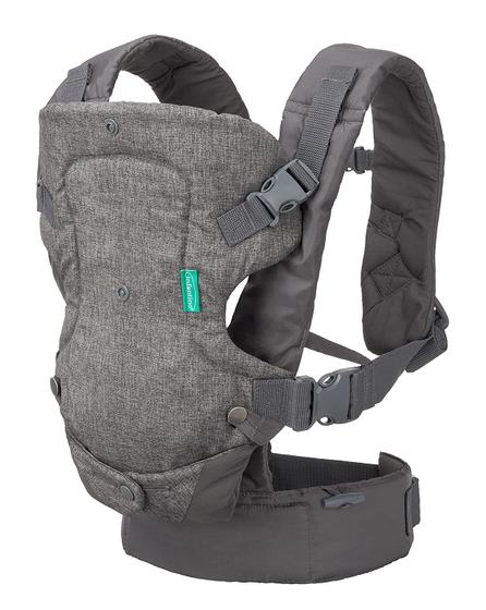 Imagem de Infantino Flip Advanced 4-in-1 Carrier - Ergonomic, conversível, face-in e face-out front and back carry para recém-nascidos e bebês mais velhos 8-32 lbs