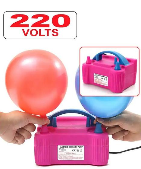 Inflador Compressor Bomba Elétrico Encher Balão Bexiga Festa 220V Menor preço em Inflador Compressor Bomba Elétrico Encher Balão Bexiga Festa 220V