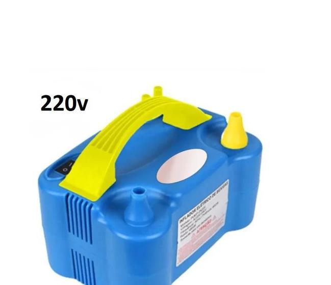 Imagem de Inflador Compressor De Baloes 2 Bicos - 220V - Azul