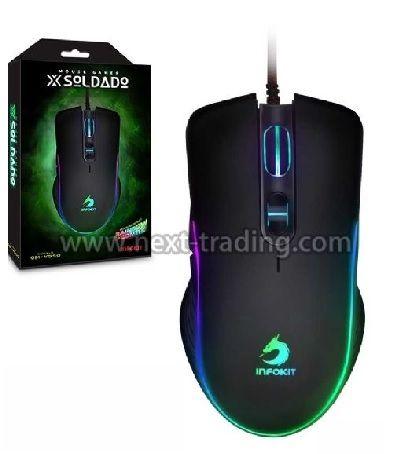 Imagem de Infokit gm-v550 mouse gamer usb com led rgb