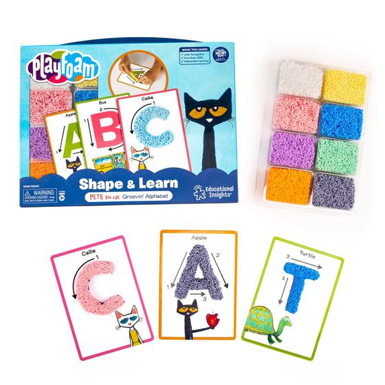 Imagem de Informações educacionais Pete the Cat Playfoam Shape & Learn