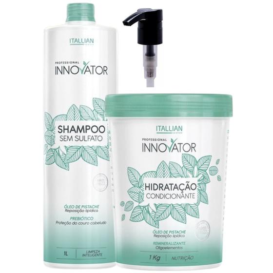 Imagem de Innovator - Shampoo sem Sulfato1L + Hidratação 1Kg Reposição Lipídica