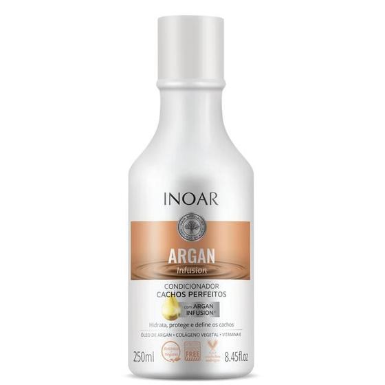 Imagem de Inoar Argan Infusion Cachos Perfeitos Condicionador 250ml