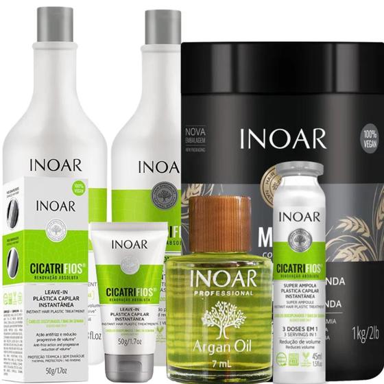 Inoar Kit Cicatrifios Original + Mask (6 Itens) Menor preço em Inoar Kit Cicatrifios Original + Mask (6 Itens)