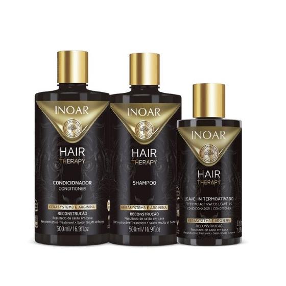 Imagem de Inoar Kit Hair Therapy Kit Sh - Cond - Leave