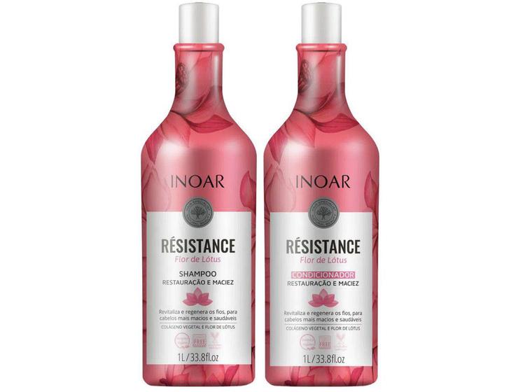 Imagem de Inoar Résistance Flor de Lótus Kit - Shampoo + Condicionador