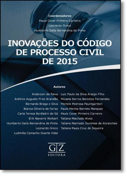 Imagem de Inovações do Código de Processo Civil de 2015  - Paulo Cezar Pinheiro Carneiro - : Gz