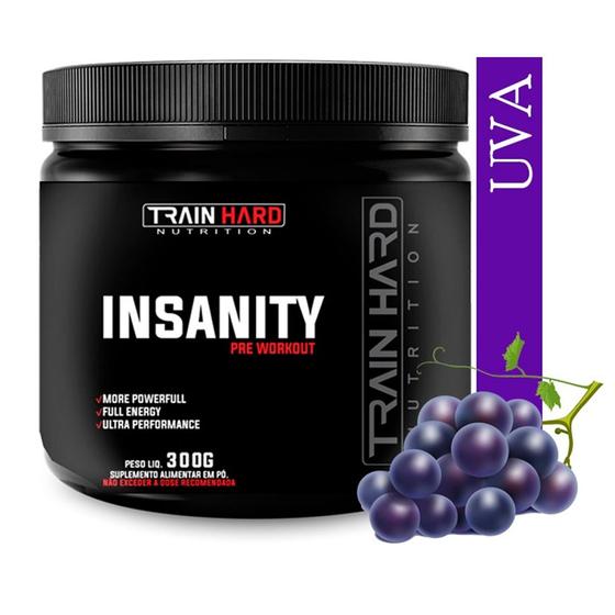 Imagem de Insanity Pre Workout 300g - Train Hard Nutrition - Pré Treino