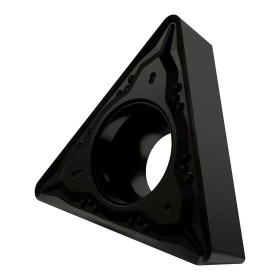Imagem de Inserto de Torneamento Face Única Positivo Triangular com 7 folga 3/8" - Dorme Pramet TCMT 16T304E-FM:T9325