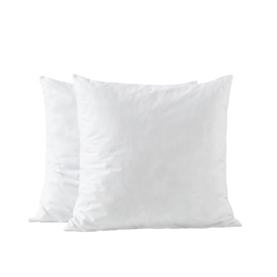 Imagem de Insertos de Travesseiro 26x26cm - Pacote com 2 Unidades para Uso Doméstico