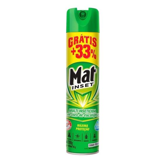 Imagem de Inseticida Aerosol Mult Eucalipto 400ml - 12 unidades ( Grátis 33%) - Mat Inset