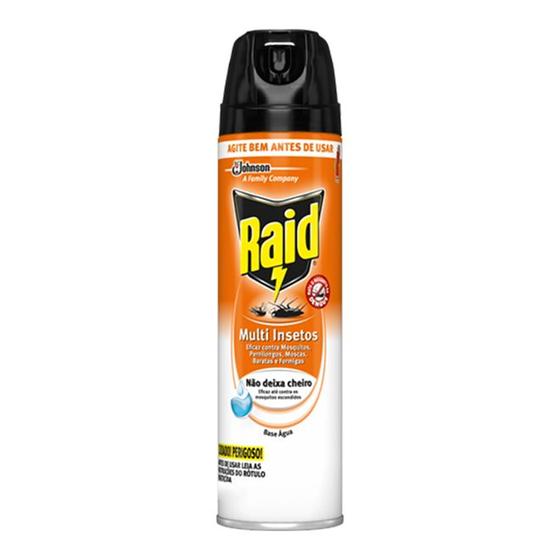 Raid Multi Insetos Inseticida Aerossol Multi Insetos Base de Água 420ml Raid - Inseticidas ...