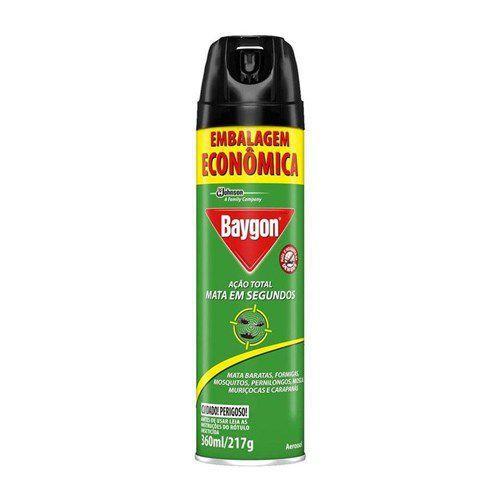 Imagem de Inseticida Baygon Aerosol Ação Total 360Ml