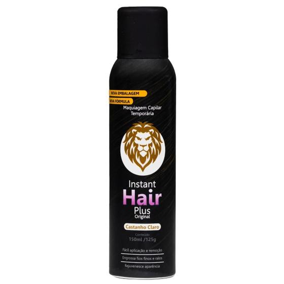 Imagem de Instant Hair Plus Retoque Capilar Castanho Claro 150Ml