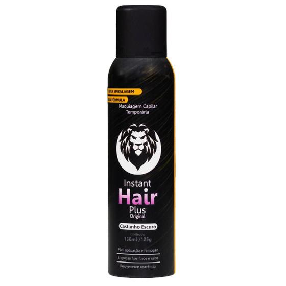 Imagem de Instant Hair Plus Retoque Capilar Castanho Escuro 150Ml