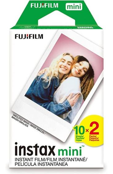Imagem de Instax Mini Filmes Fuji Fotos Poses Câmera Instantânea 20 Unidades