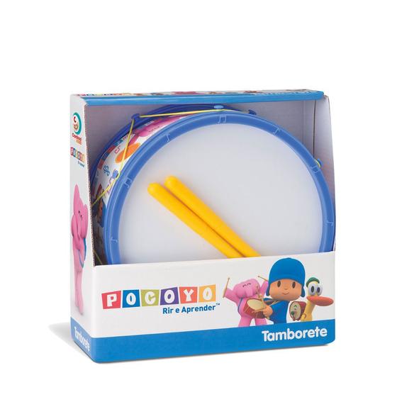 Instrumento Musical Infantil Tamborete Tamborzinho Pocoyo By Bsmix