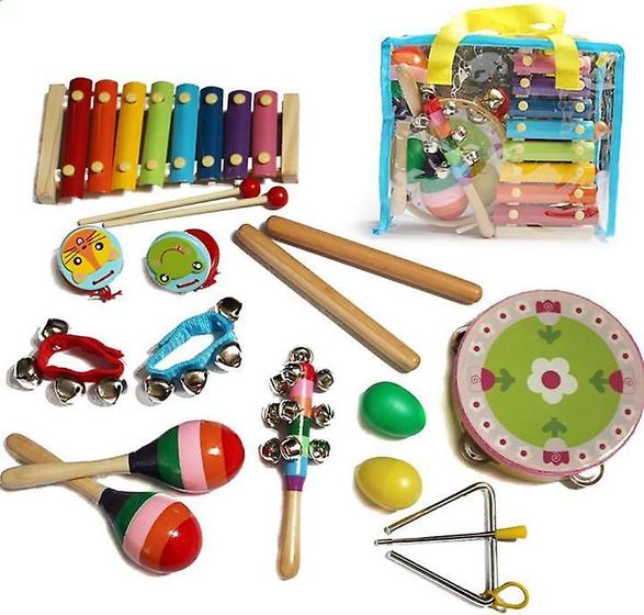 Imagem de Instrumentos musicais Wokex Kids 14 peças de percussão de madeira