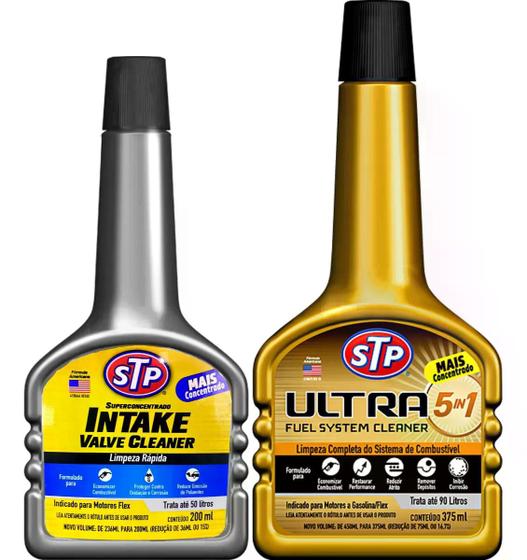 Imagem de Intake valve cleaner stp aditivo + aditivo ultra 5 em 1 - stp