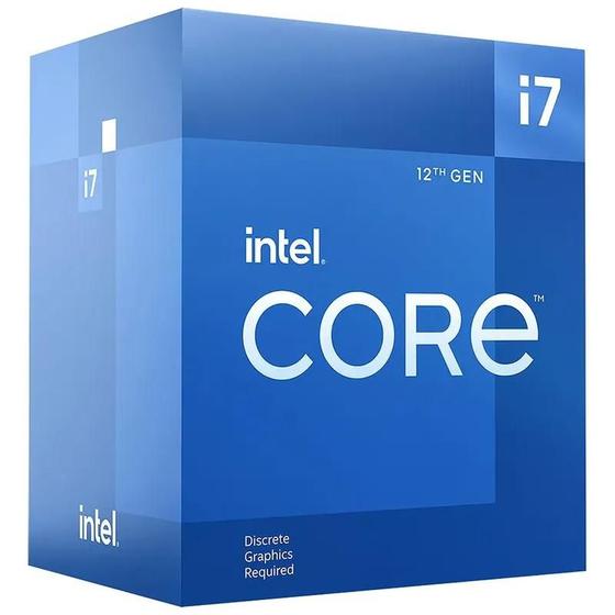 Imagem de Intel Core i7 12700F - 2.10GHz. LGA1700. 25MB Cache - Cooler incluso