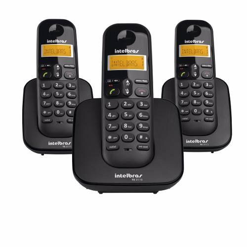 Imagem de Intelbras Ts 3113 Telefone Dect S Fio Bina Base 2 Ramais