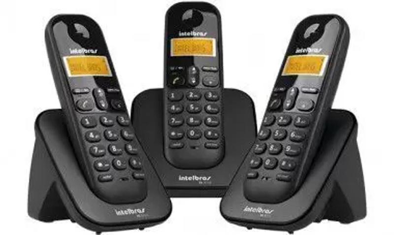 Imagem de Intelbras Ts 3113 Telefone Dect S Fio Bina Base 2 Ramais