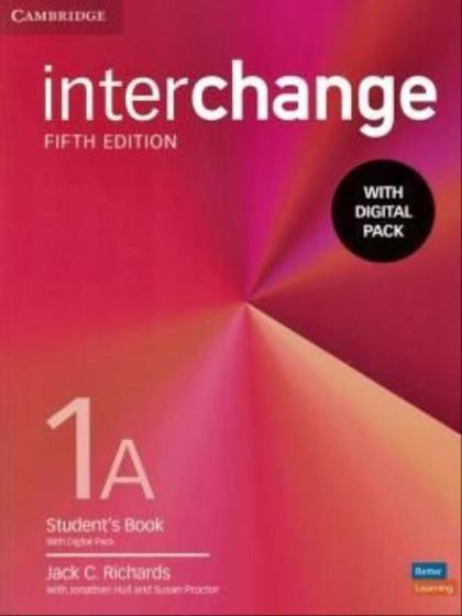 Imagem de Interchange 1a - student's book a with digital pack - fifth edition