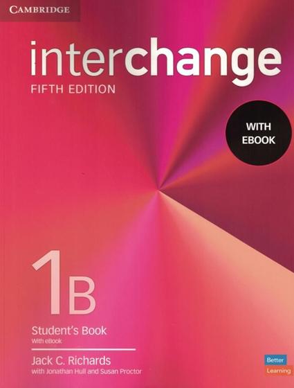 Imagem de Interchange 1b sb with ebook - 5th ed - CAMBRIDGE UNIVERSITY